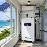 Batterie de stockage LiFePO4 YUTANDA sur roues 51.2V 200Ah 300Ah 5kWh-16kWh avec BMS intelligent pour système solaire photovoltaïque hors réseau