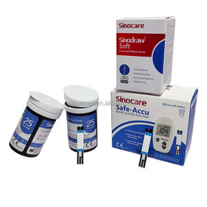 <span class=keywords><strong>Tiras</strong></span> Reactivas para Glucómetro Sin Código Sinocare Safe Accu - Product Image 4
