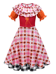 Tinh thần Halloween Tween Sarah sanderson Bộ sưu tập chữ ký hocus pocus Trang Phục Cosplay phù hợp với cô gái trẻ em phù thủy Ăn mặc - Product Image 6