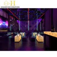 Night Club Lounge Design Night Club Interior Design Led Bar Meubles Table Led Tables rondes Décoration intérieure