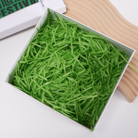 Remplissage de boîte cadeau en papier déchiqueté multicolore écologique de haute qualité, recyclable, décoratif, en raphia, pour emballage