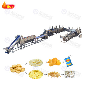 Machine à fabriquer et emballer les frites de pommes de terre/bananes disponibles sur mesure ligne de production de frites surgelées les mieux notées - Product Image 2