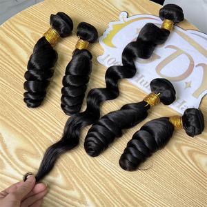 快速运输200% 密度Perruques Humains天然缅甸处女发散波生印度发束散波束 - Product Image 2