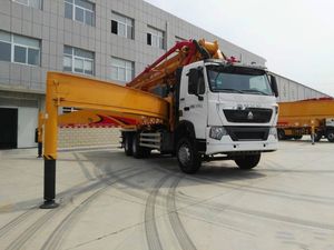 รถปั๊มคอนกรีตติดตั้งบนรถบรรทุก Xuzhou 39m Hb39v แบบมือขวา - Product Image 4