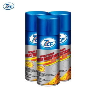 <span class=keywords><strong>Peinture</strong></span> aérosol pour cuisinière 7CF rouge et noir, résistante à la chaleur, pour verre - Product Image 1