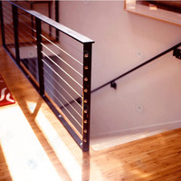 Système de balustrade en corde sur mesure, balustrade en corde moderne pour escalier, balcon, terrasse