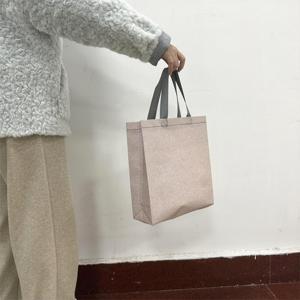 Bolsa de Mano Personalizada con Logotipo, Laminada, de Tela No Tejida, con Película Brillante, Impresión 3D, Bolsa de Compras Reutilizable, Promocional, Publicitaria - Product Image 4