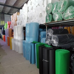 Vải nỉ kim châm sợi hóa học đỏ bán buôn nhà sản xuất, chất liệu vải không dệt thủ công mẫu giáo, keo màu - Product Image 4