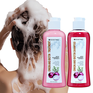 Venta al por mayor reparación 500ML Anti pérdida de cabello cebollas rojas biotina Romero Champú Acondicionador cuidado del cabello y conjunto de peinado - Product Image 1