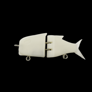 Cuerpos de señuelos de pesca sin pintar al por mayor de 60 mm y 75 mm del fabricante Lion, señuelos de natación en blanco, señuelos deslizantes de una sola pieza. - Product Image 4