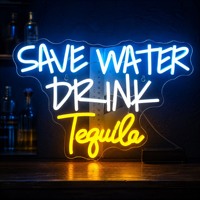 Enseignes lumineuses LED en acrylique exclusives Zhilin pour l'exportation, lettres lumineuses, néons d'ambiance pour fêtes, pour l'extérieur, CE RoHS