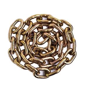 US Type NACM2010 G70 Transport <b>Chain</b> 8mm Steel Alloy Carbon Galvanized Zinc Welded Conveyor <b>Chain</b> Plain Finish for Transport Use - Product Image 1