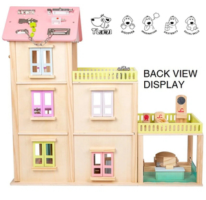 Ensemble d'accessoires <span class=keywords><strong>de</strong></span> cuisine miniature en bois pour <span class=keywords><strong>maison</strong></span> <span class=keywords><strong>de</strong></span> poupée, pour enfants, avec cuisinière et évier <span class=keywords><strong>de</strong></span> simulation, jouet éducatif pour jeu <span class=keywords><strong>de</strong></span> rôle, cadeau - Product Image 3