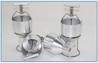 Machine à mini-beignets en acier inoxydable portative, petit distributeur de beignets avec compte-gouttes manuel pour un usage domestique