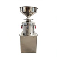 Broyeur commercial vertical en acier inoxydable pour beurre de cacahuète, machine de mouture alimentaire pour beurre de noix, sésame, céréales et beurre de cacahuète