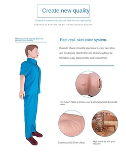 Mannequin de formation en RCR sans fil pour le corps entier avec logiciel <span class=keywords><strong>informatique</strong></span> <span class=keywords><strong>et</strong></span> tablette inclus pour les sciences médicales - Product Image 6