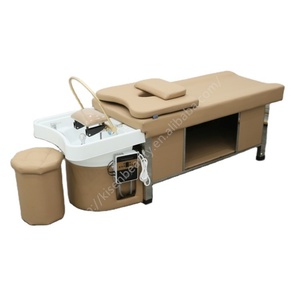 Sillón de Lavado de Cabello Profesional Kisen, Diseño Moderno, Lavabo para Champú, Mueble de Salón para Peluquería y Unidad de Lavado de Cabello para Hotel - Product Image 1