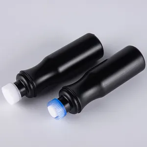 Low MOQ empty foam marker bottles soft plastic brush sponge nib custom logo paint container for inks refill