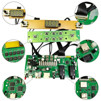 Carte d'amplification audio karaoké multifonction 9.0 pour haut-parleur sur chariot, carte mère d'amplificateur de puissance