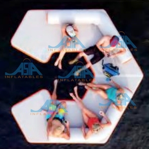 Nền tảng nước di động chống trượt cho các bên hồ bơi/hồ thiết lập nhanh chóng Hangout Hangout bơm hơi hạng nặng cho dân dụng - Product Image 1