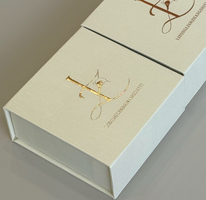 Custom Luxury Jewelry Box with Flip-Top Design Magnetic Closure for Necklace <b>Ring</b> Bulk Order Available with Foil-Stamped Logo - Product Image 4