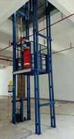 Monte-charge à rail pour l'usine de meubles Ensemble complet de levage de marchandises et de transport vertical en atelier