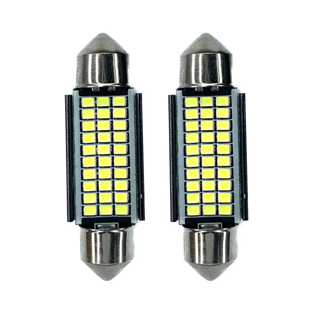 39 मिमी डोम लाइट C10W C5W 2016 18 SMD LED फेस्टून 12V 30V कारों के लिए सफेद बल्ब लाइसेंस प्लेट इंटीरियर रीडिंग लाइट