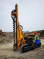 Foreuse de mine DTH de 80 m pour le forage de fondations de pieux solaires