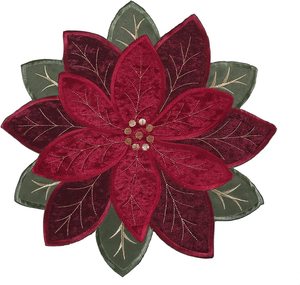 <span class=keywords><strong>Mantel</strong></span> de <span class=keywords><strong>Navidad</strong></span> de vela <span class=keywords><strong>azul</strong></span> con bordado y recortes - Product Image 6