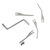 Serrure de porte en acier inoxydable, robuste, ouvre-porte, Kit d'outils de verrouillage, ensemble de pistolet de ramassage
