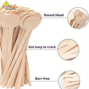 Single-Use Wooden <strong>Coffee</strong> <strong>Stirrers</strong>-Paper-Wrapped Smooth Eco-Friendly Biodegradable Food-grade Portable-Great for <strong>Coffee</strong> Tea - Product Image 4