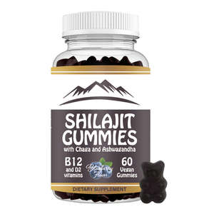 Gomitas de Shilajit del Himalaya con Minerales Traza y Ácido Fúlvico para la Salud Corporal - Product Image 1