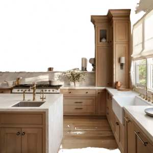 OEM/ODM Modern Modular Kitchen Cabinets with Flat and Shaker Doors Factory Direct Sale - Product Image 6