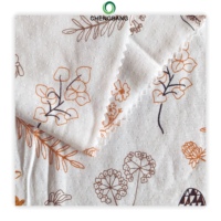 Tissu tricoté de haute qualité, mélange 70% bambou 30% coton, teint uni, personnalisable en largeur et couleur, pour langes et vêtements pour bébés