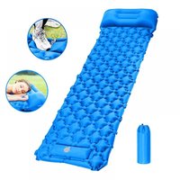 Matelas gonflable pliant à coussin d'air pour l'extérieur, tapis de couchage de Camping avec Kit de réparation