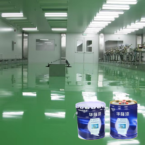 Revêtement de sol en époxy à effet marbre sable coloré, peinture auto-nivelante pour sols en béton - Product Image 3