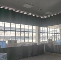 LIYUAN Rideaux en vinyle transparent PVC imperméable Rideaux de séparation industriels extérieurs pour entrepôt