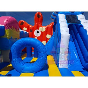 <span class=keywords><strong>Parc</strong></span> de jeux gonflables sur le thème de <span class=keywords><strong>l</strong></span>'océan vibrant avec des créatures marines pour les fêtes de plage et les centres de loisirs aquatiques - Product Image 5