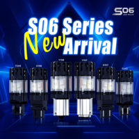 Ampoules LED de frein à arrêt arrière automatique Canbus série S06 BA15S 1157 7443 T20 3157 W21/5W P27/7 W 30Watts rouge 3020 24SMD refroidissement par ventilateur