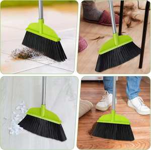 ไม้กวาดอเนกประสงค์ Trend Multifunction Magic Broom พร้อมที่โกยผงพลาสติกใยไฟเบอร์ หัวไม้กวาด PET ด้ามไม้ น้ำหนักเบา 150-320 กรัม สำหรับใช้ในบ้าน - Product Image 4