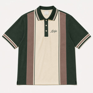 Chemise de golf de nouvelle conception, polo Dry Fit avec logo personnalisé, extensible dans 4 directions, style preppy rétro, séchage rapide, polo de golf décontracté pour le sport - Product Image 4