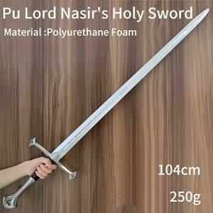 Espada <span class=keywords><strong>de</strong></span> Cosplay <span class=keywords><strong>de</strong></span> Espuma <span class=keywords><strong>de</strong></span> PU <span class=keywords><strong>de</strong></span> Alta Densidad, 104 cm, Segura, Suave, Ligera, Duradera, Accesorio para Cine y Escenario, Arma Personalizada OEM - Product Image 1