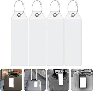 Etiqueta de equipaje de PVC con cierre superior y argollas de acero para cruceros, ideal para la Royal Cruise Line, venta al por mayor - Product Image 4