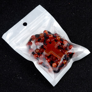 หินโมราคริสตัลธรรมชาติขนาด6มม. สร้อยคอคริสตัลจี้ลูกปัดกลมแบบถัก - Product Image 4