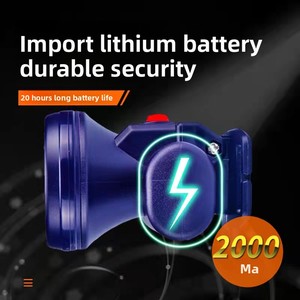 超亮 25W USB LED 头灯 便携式户外露营灯 带按钮 防水 IP65 适合徒步旅行和狩猎 - Product Image 3
