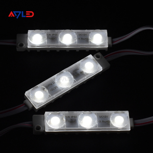 Module LED haute efficacité 3LED DC 24V 7000K Blanc 1W IP68 Étanche Puces SMD 2835 Garantie 5 ans pour la publicité extérieure - Product Image 4