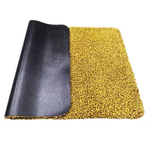Yellow Mud And Water Super Absorbent Magic Clean Doormat