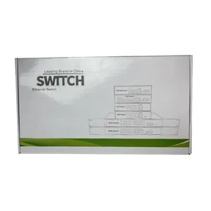 Gigabit ethernet switch 16 port ethernet switch untuk perumahan pemantauan jaringan