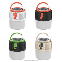 Lampe de camping solaire à affichage numérique, vente directe d'usine - Projecteur portable étanche IP65 avec batterie au lithium