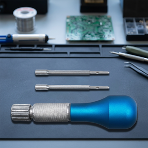 Herramienta Manual de Microimplantes Dentales y Ortodoncia, Llave Destornillador de Titanio con Empuñadura Azul Moleteada, Instrumento Clase I - Product Image 2
